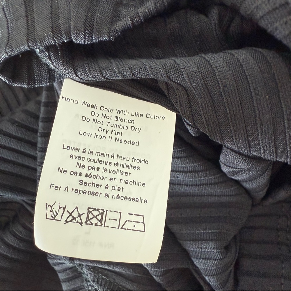 Lush Nordstrom Black Ribbed 3/4 Sleeve Mini Dress L - Picture 13 of 13
